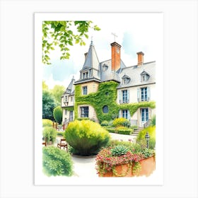 French Country House Art Print