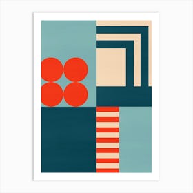 Geometric composition 2 1 Art Print