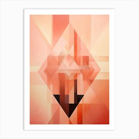 Dynamic Geometric Abstract Illustration 17 Art Print