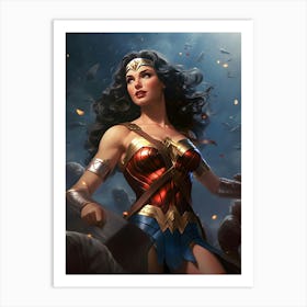 Wonder Woman Painting Art Print