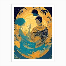 Legend Of Person Art Print