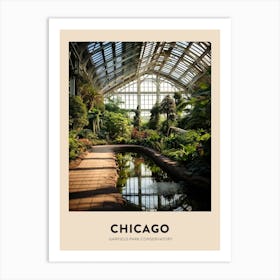 Garfield Park Conservatory 6 Chicago Travel Poster Art Print