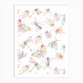 Insects Art Print