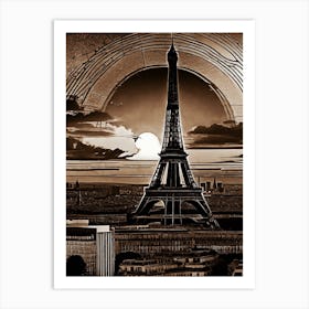 Paris Eiffel Tower 138 Art Print