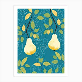 Pears Illustration 4 Art Print