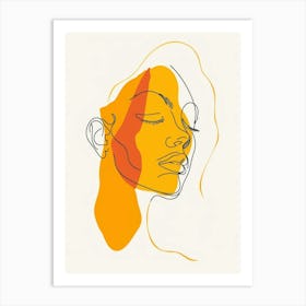 Face Of A Woman 78 Art Print