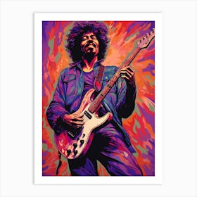 Jimi Hendrix Purple Haze 3 Art Print