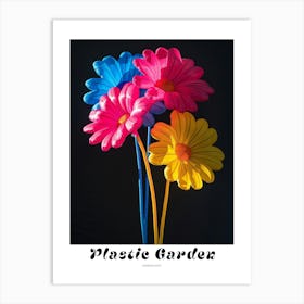 Bright Inflatable Flowers Poster Gerbera Daisy 4 Art Print