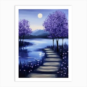 Path To The Moon Art Print