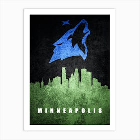 Minnesota Timberwolves Art Print