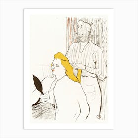 The Hairdresser (1893), 1, Henri de Toulouse-Lautrec Art Print