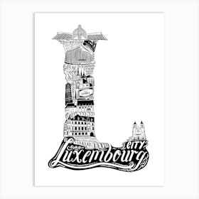 Luxembourg Art Print