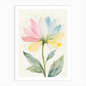 Watercolor Flower Art Print