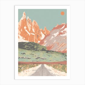 Patagonia Mountain Art Print