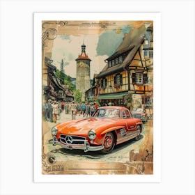 Classic Cars 5 Art Print