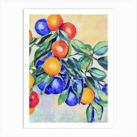 Kumquat Vintage Sketch Fruit Art Print