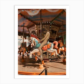 Carrousel Diva Art Print