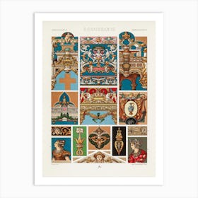 Renaissance Pattern, Albert Racine (16) Art Print