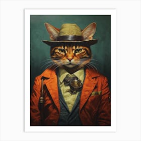 Gangster Cat Serengeti 4 Art Print