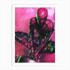 Spider-Man - Abstract Painting Art Print