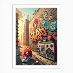 Graffiti Street Art Art Print