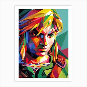 Link From Zelda Art Print