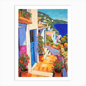 Capri Italy 2 Fauvist Painting Art Print