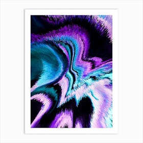 Acrylic Extruded Painting 646 Art Print