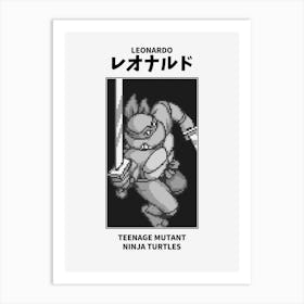 Teenage Mutant Ninja Turtles Leonardo Art Print