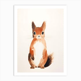 Squirrel Painting Art Print