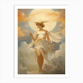 Athena Greek Goddess Painting 4 Art Print