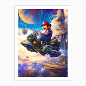 Mario Bros 5 Art Print