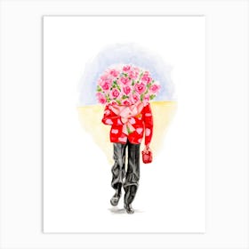 Mysterious Roses at Tuileries Garden Art Print