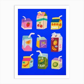 Juice Boxes 1 Art Print