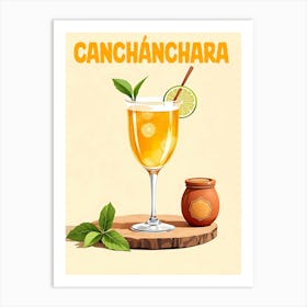 Cuba Canchánchara Cocktail V 05 Art Print