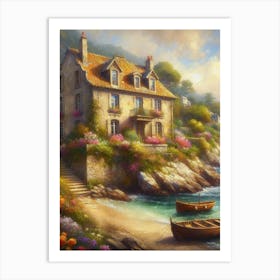 House By The Sea Art Print