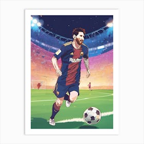 Lionel Messi 2 Art Print