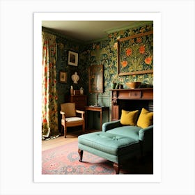 Room With Wallpaper Art Print