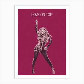 Beyoncé Love On Top Art Print