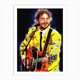 Spirit Post Malone 1 Art Print