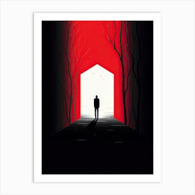 Horror move poster Art Print