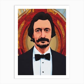 John Hawkes Illustration Movies Art Print