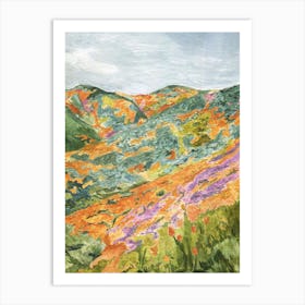 Flower Field Art Print