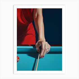 Pool Table 1 Art Print