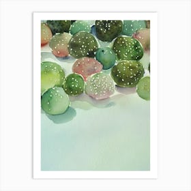 Octopus Balls Storybook Watercolour Art Print