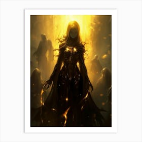 Dark Elf 3 Art Print