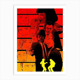 Pulp Fiction movies 5 Art Print