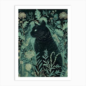 Cat In The Woods Art Print