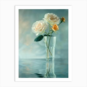 Roses In A Vase 1 Art Print