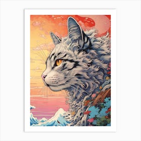 Kitty Cat Art Print